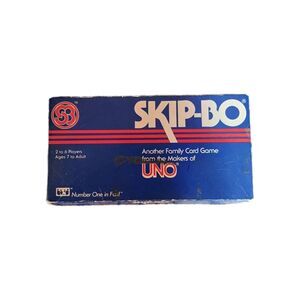 Vintage 1982  Skip-Bo Card Game